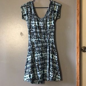 Dress, used, back open